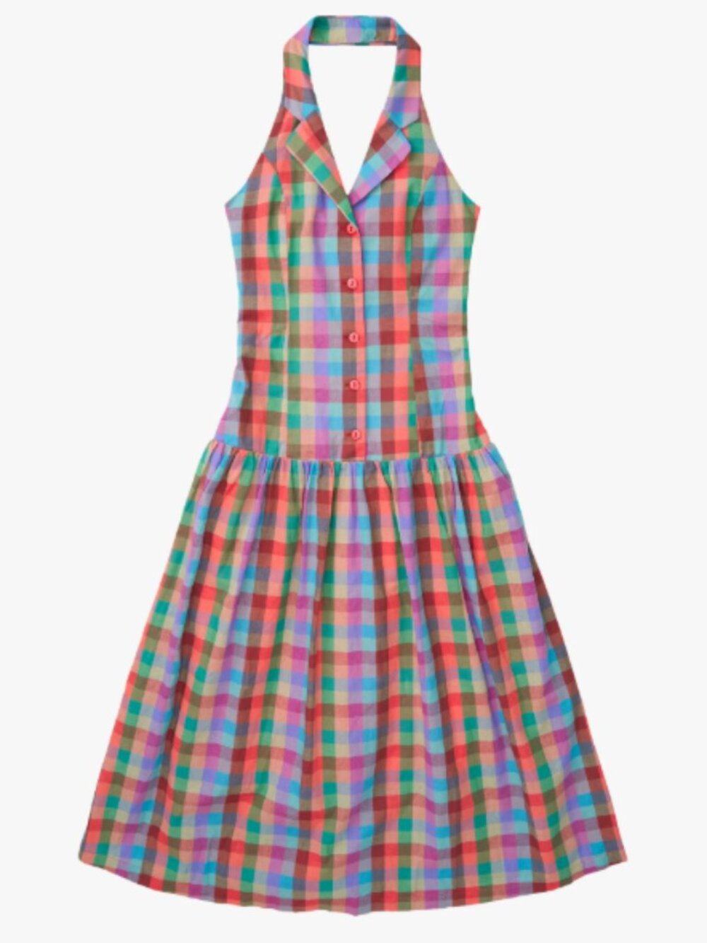 Vaughn Dress Lisa Says Gah - Colorburst Plaid - Picture 3 of 5